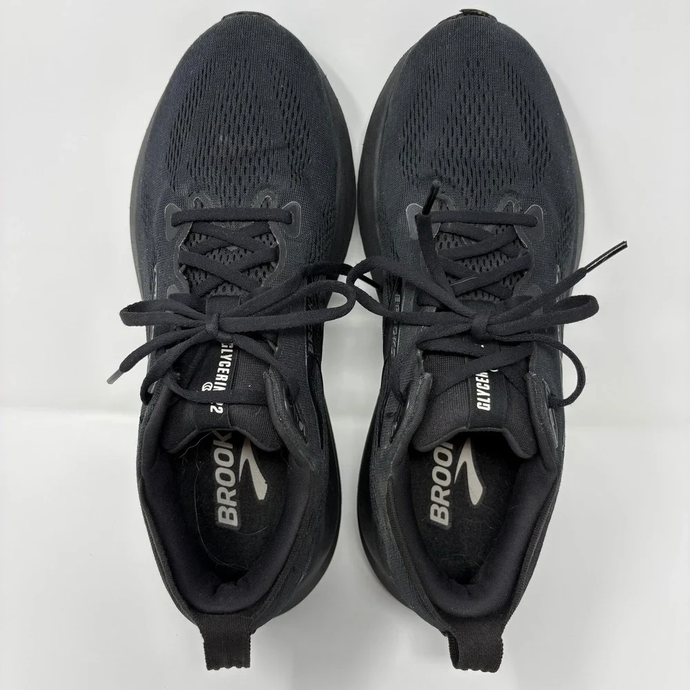 Brooks Glycerin 22 Size 10 Men's Running Shoes Black 1104451D020 Road Sneakers